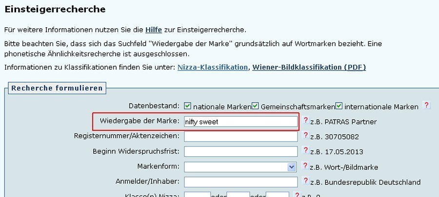 recherche-nifty-sweet