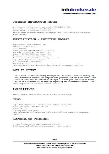 Firmenauskunft Kanada – Bild 2