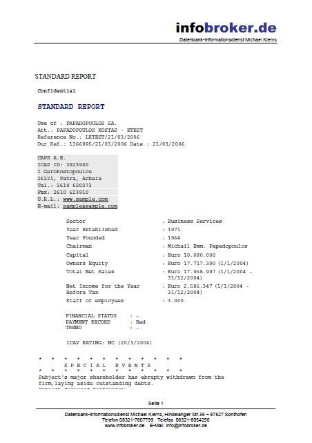 Firmenauskunft Griechenland – Bild 2