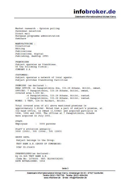 Firmenauskunft Griechenland – Bild 4