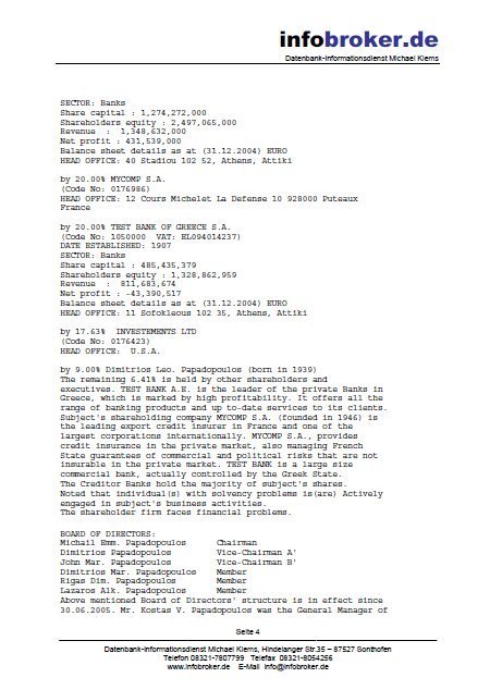 Firmenauskunft Griechenland – Bild 5