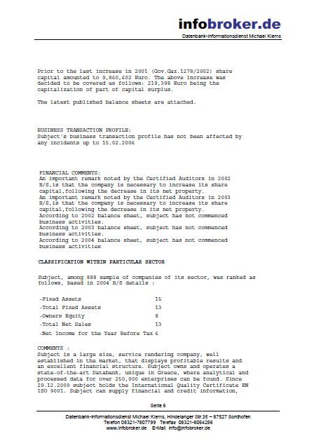 Firmenauskunft Griechenland – Bild 7