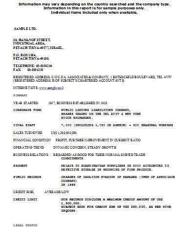 Firmenauskunft Israel – Bild 2