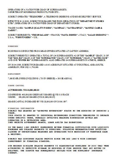 Firmenauskunft Israel – Bild 5