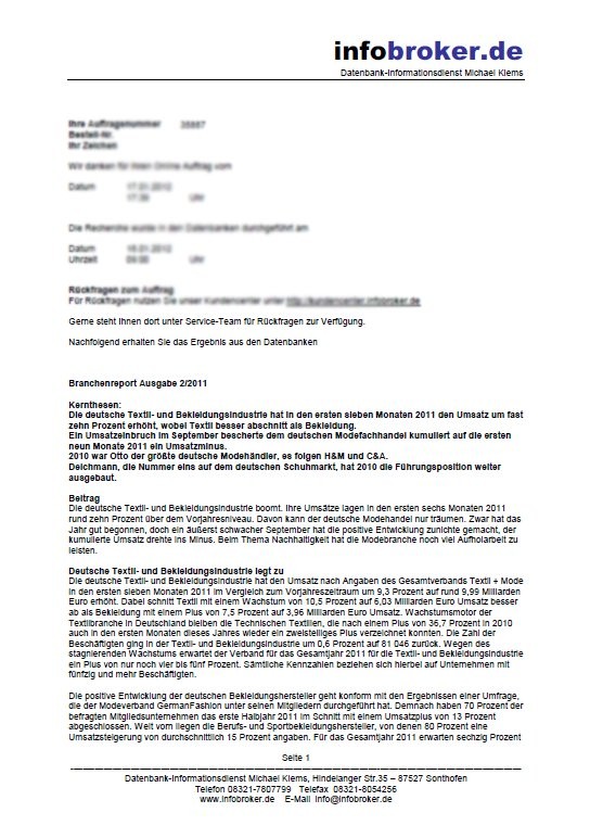 Branchen Kompakt Report - Lebensmittel in Deutschland – Bild 2