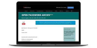 Open Password Archiv Plus geht an den Start