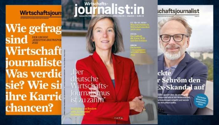 Relaunch Wirtschaftsjournalist