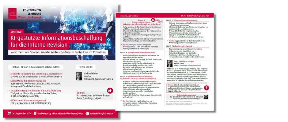 KI-gestützte Informationsbeschaffung für die Interne Revision