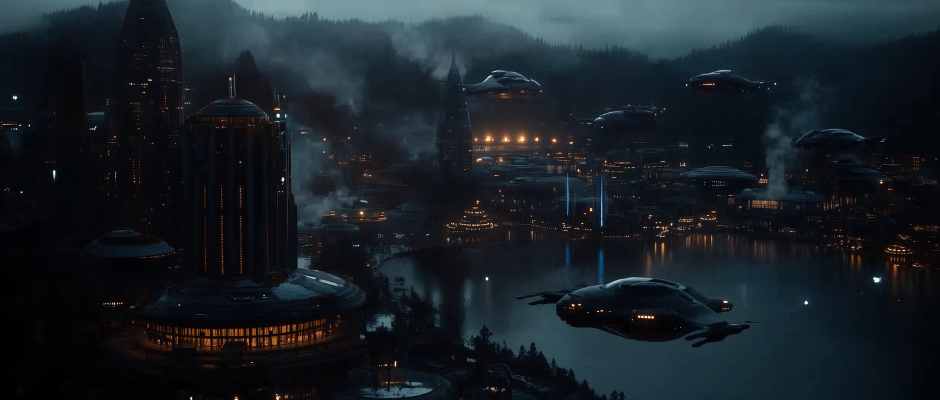 KI Science Fiction Serie die im Allgäu produziert wird.