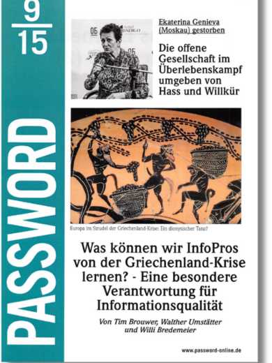 PASSWORD Ausgabe 2015-09 - September - Cover