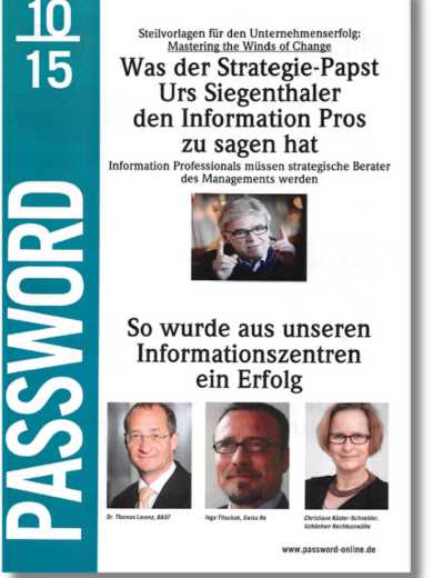 PASSWORD Ausgabe 2015-10 - Oktober - Cover
