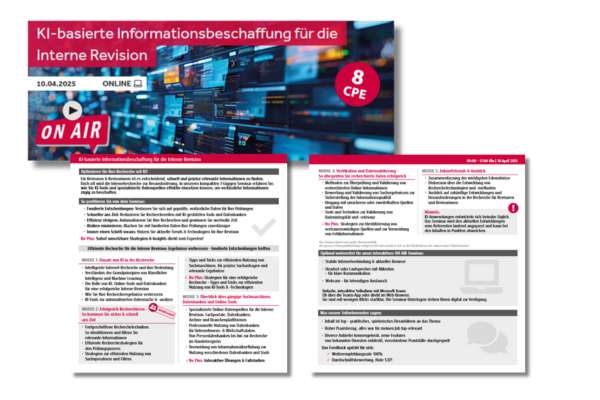 KI-basierte Informationsbeschaffung für Revsioren