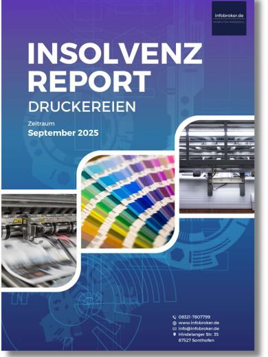 Insolvenzen Druckereien Report 2025#09