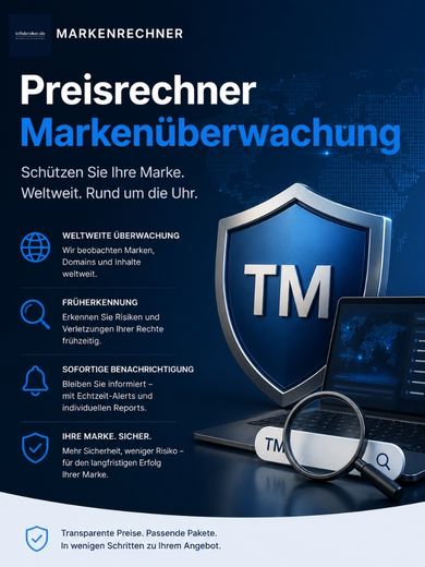 Preisrechner Markenüberwachung